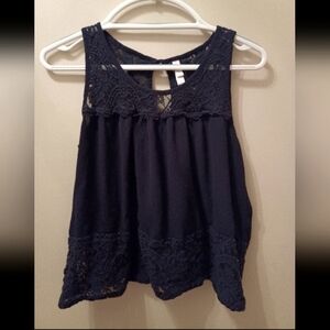 Women's Size Large Black Xhilaration Tank Top